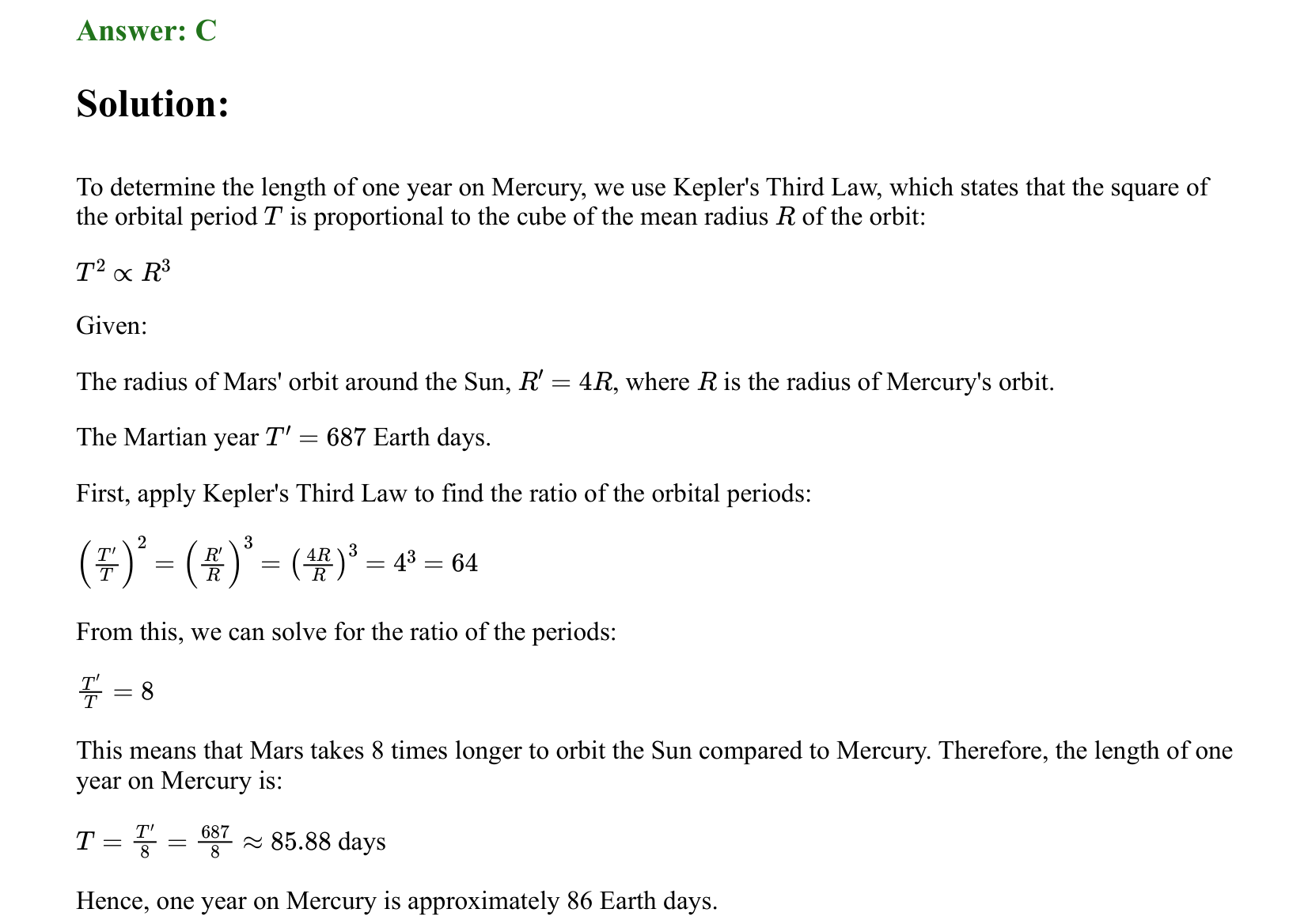 Gravitation solution 5