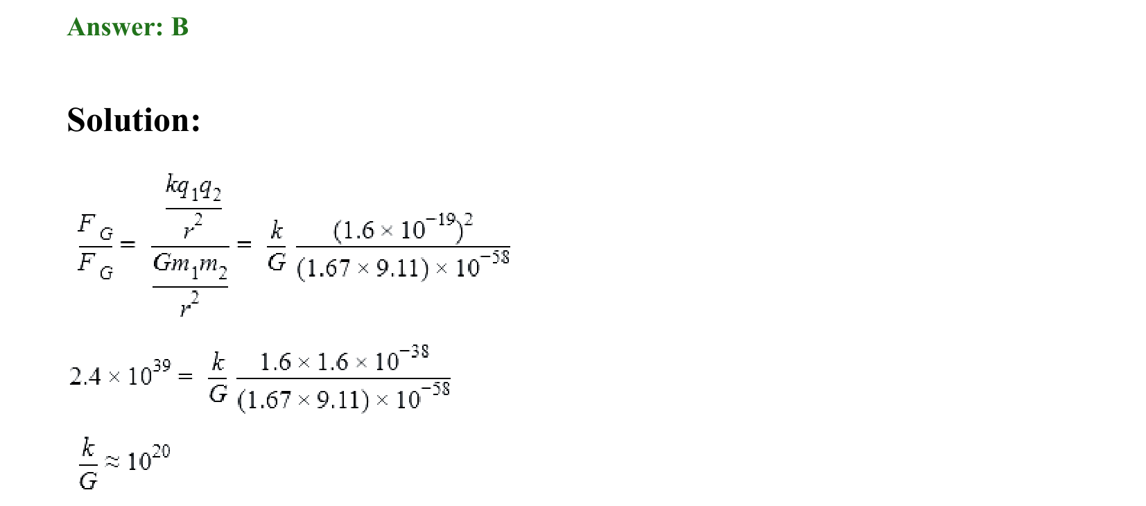 Gravitation solution 18