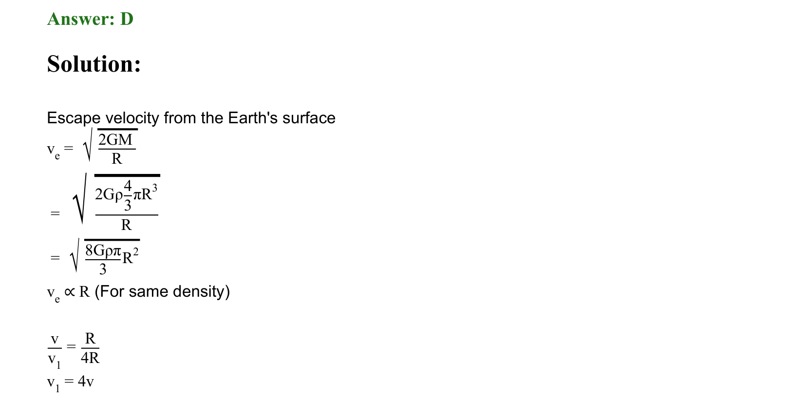 Gravitation solution 19