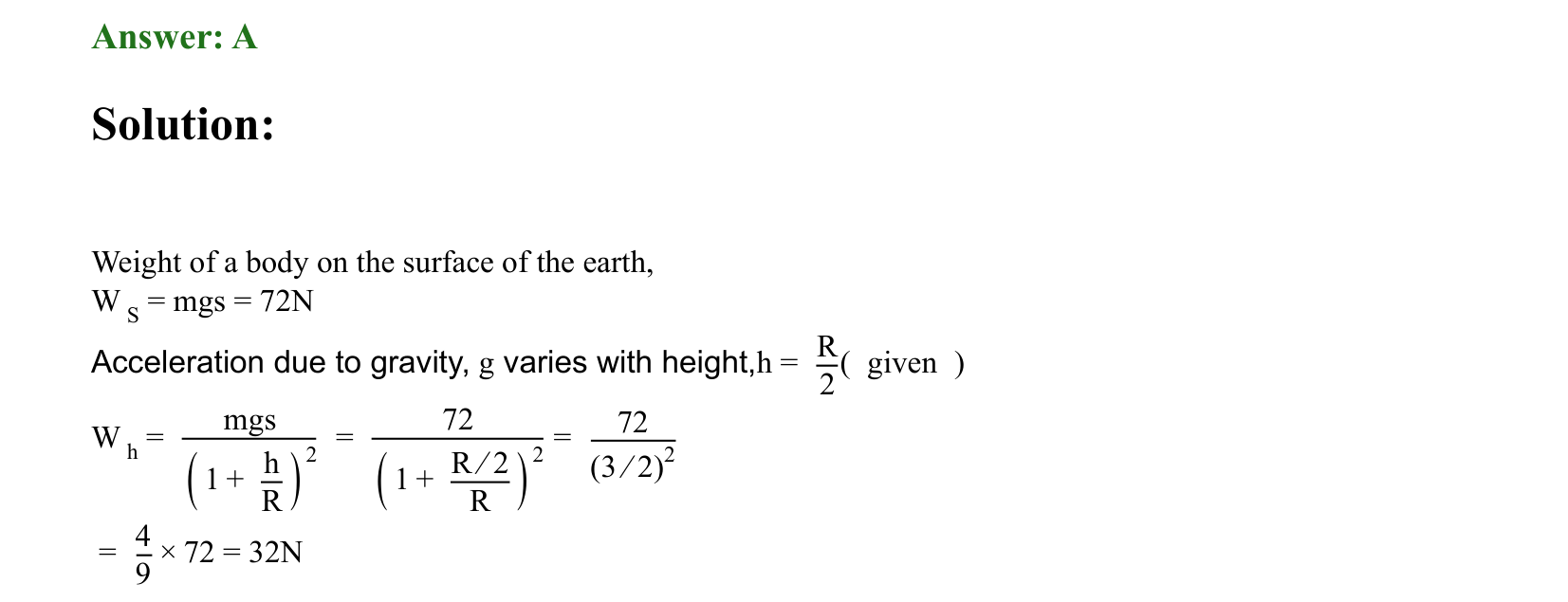 Gravitation solution 21
