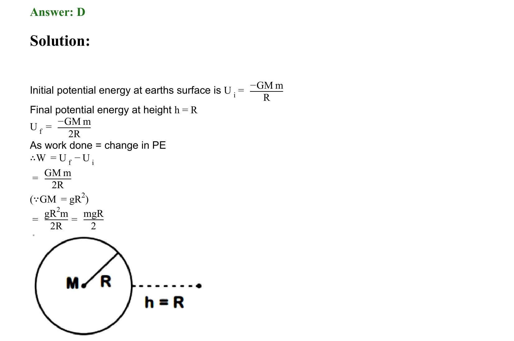 Gravitation solution 22