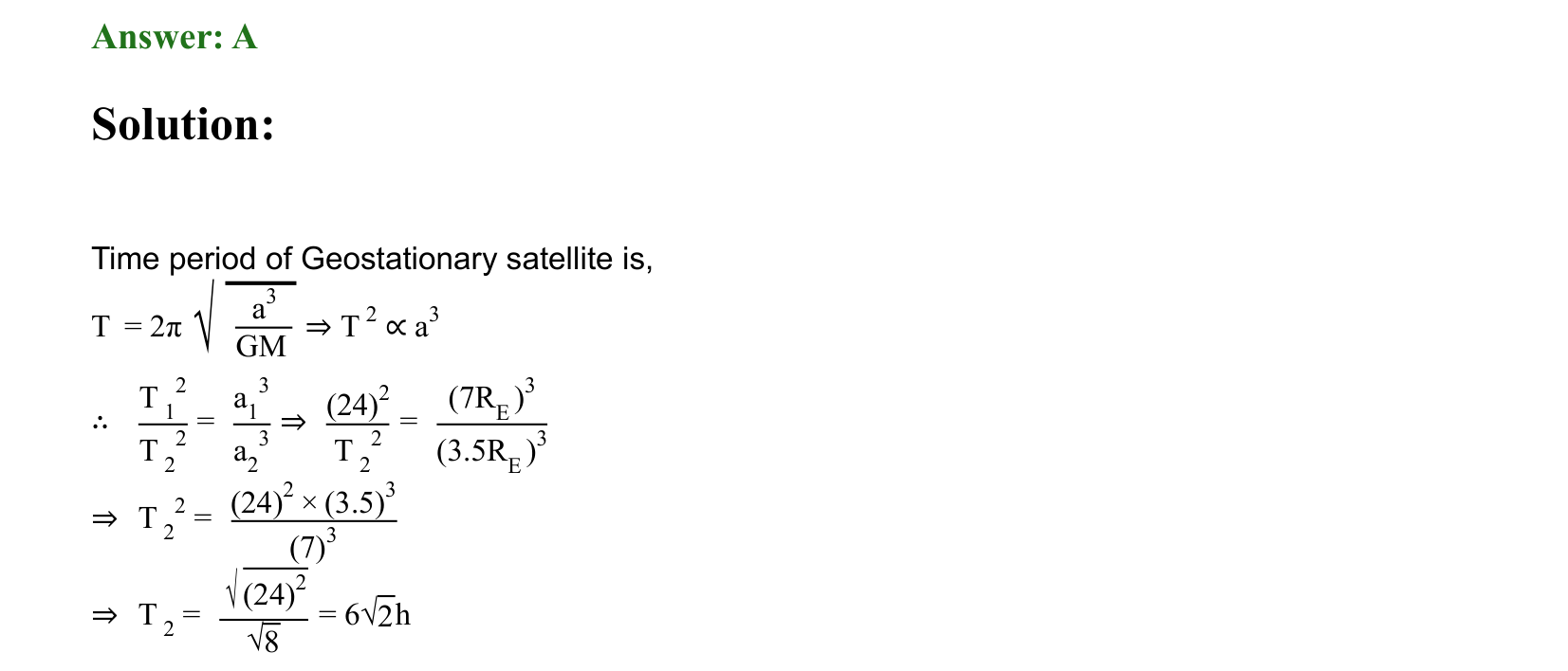 Gravitation solution 24