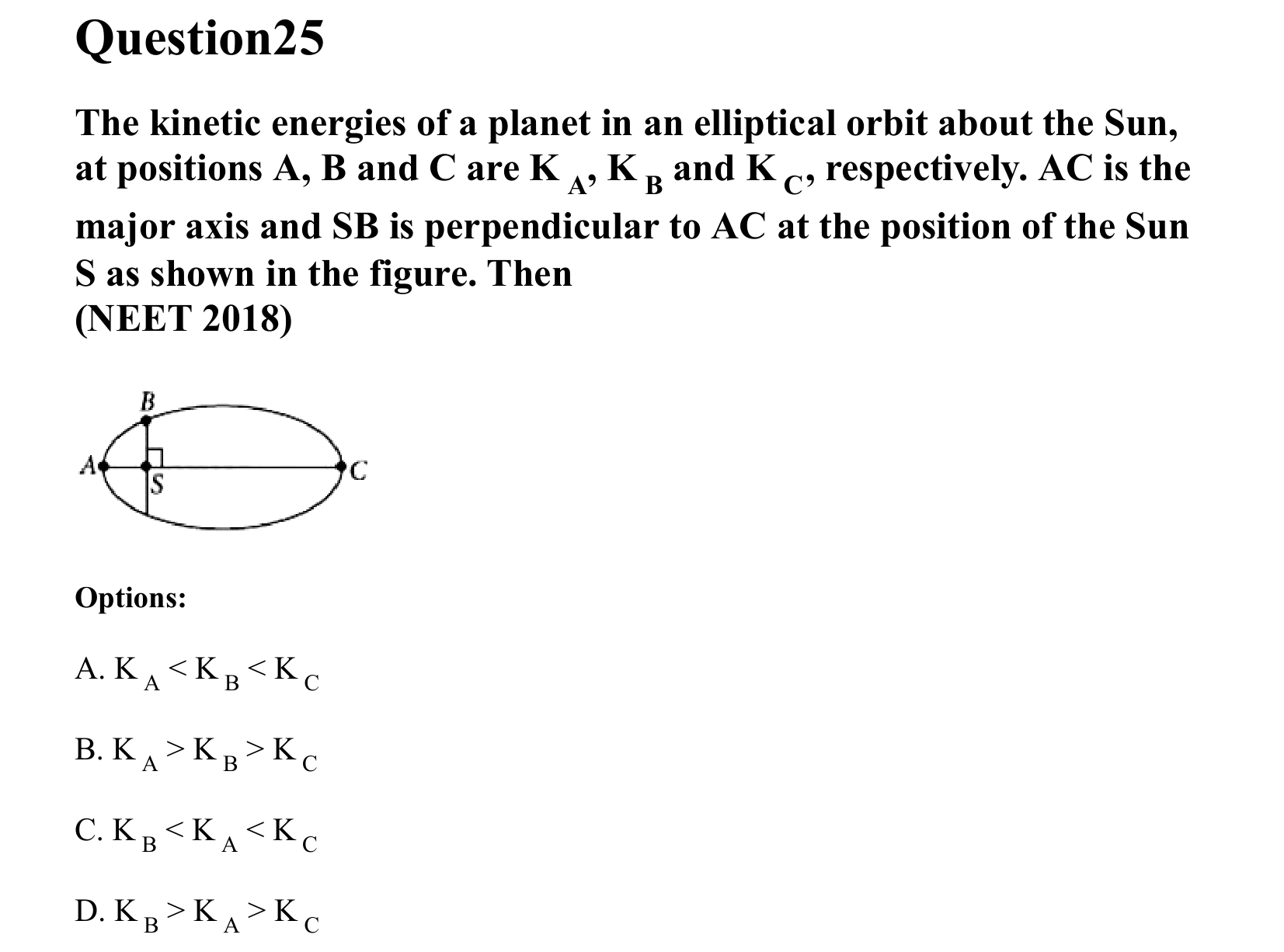 Gravitation question 25