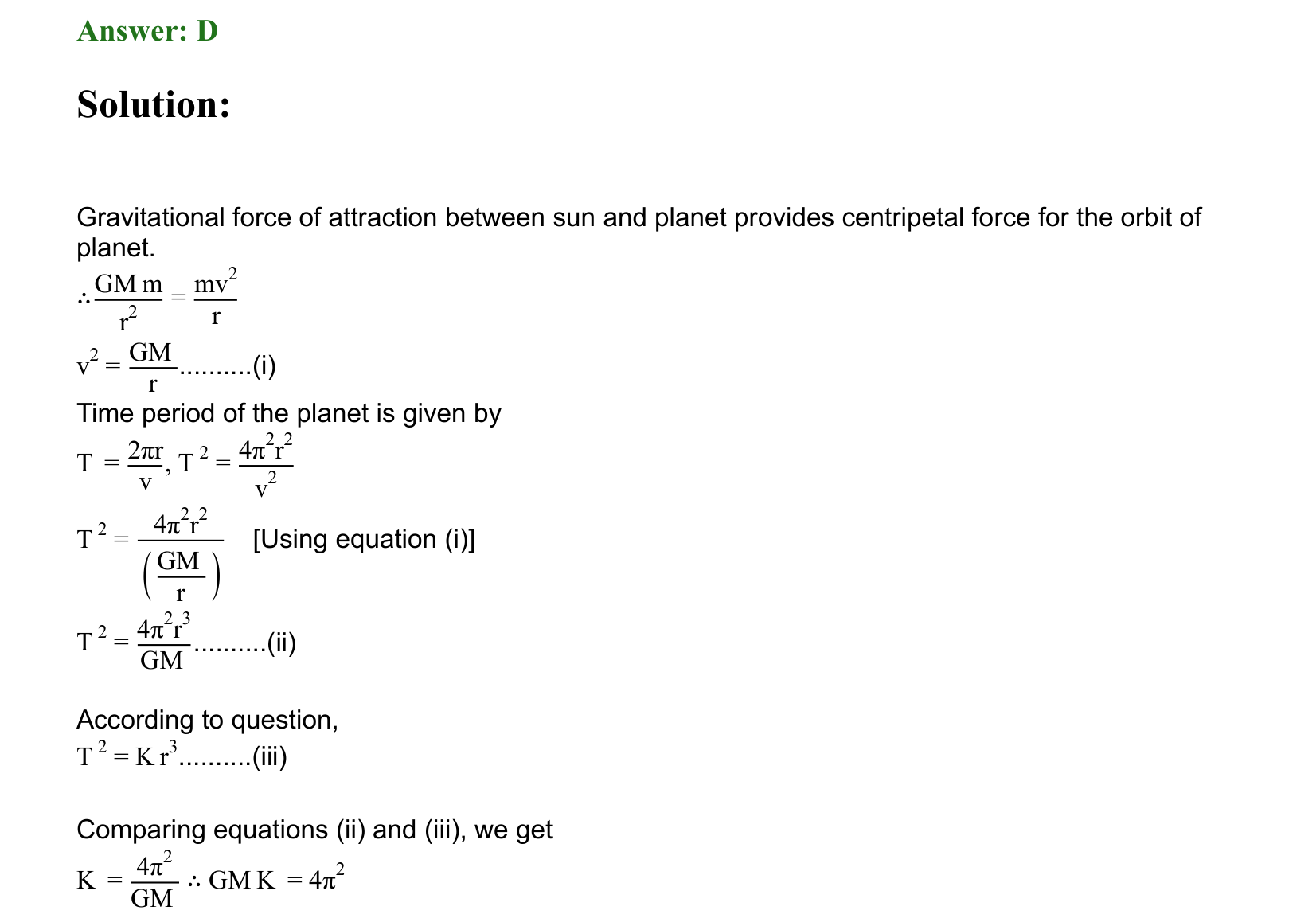 Gravitation solution 35