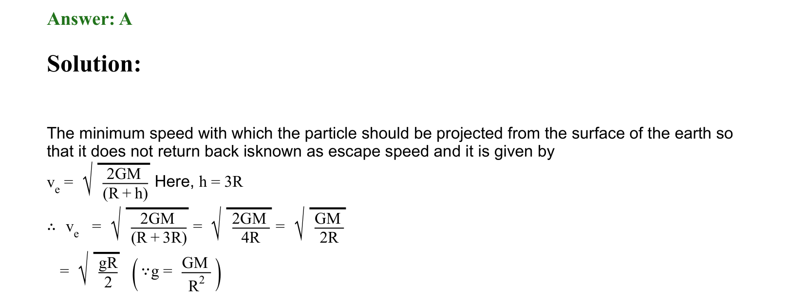 Gravitation solution 42