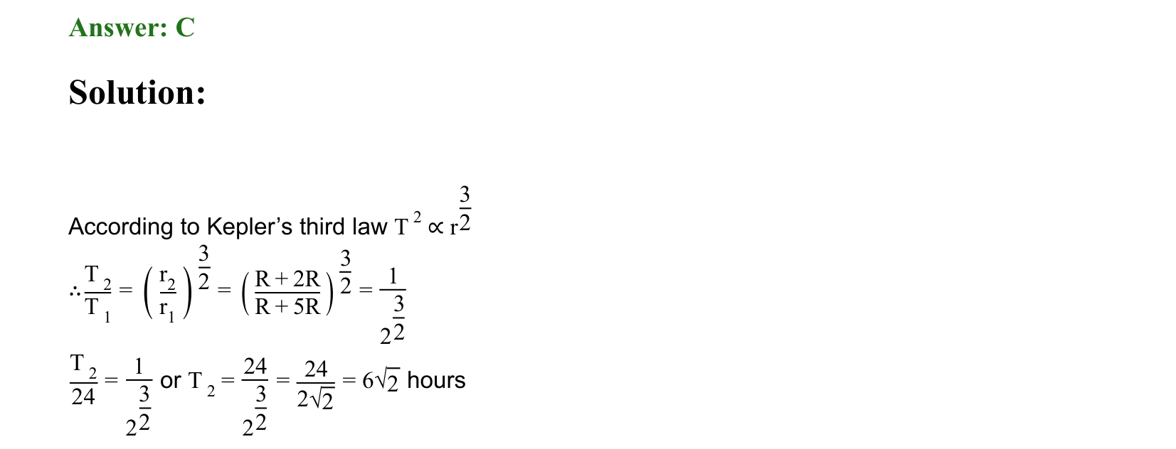 Gravitation solution 45