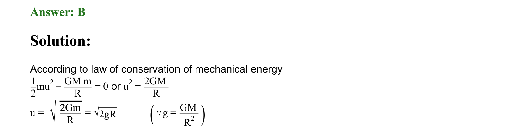 Gravitation solution 49