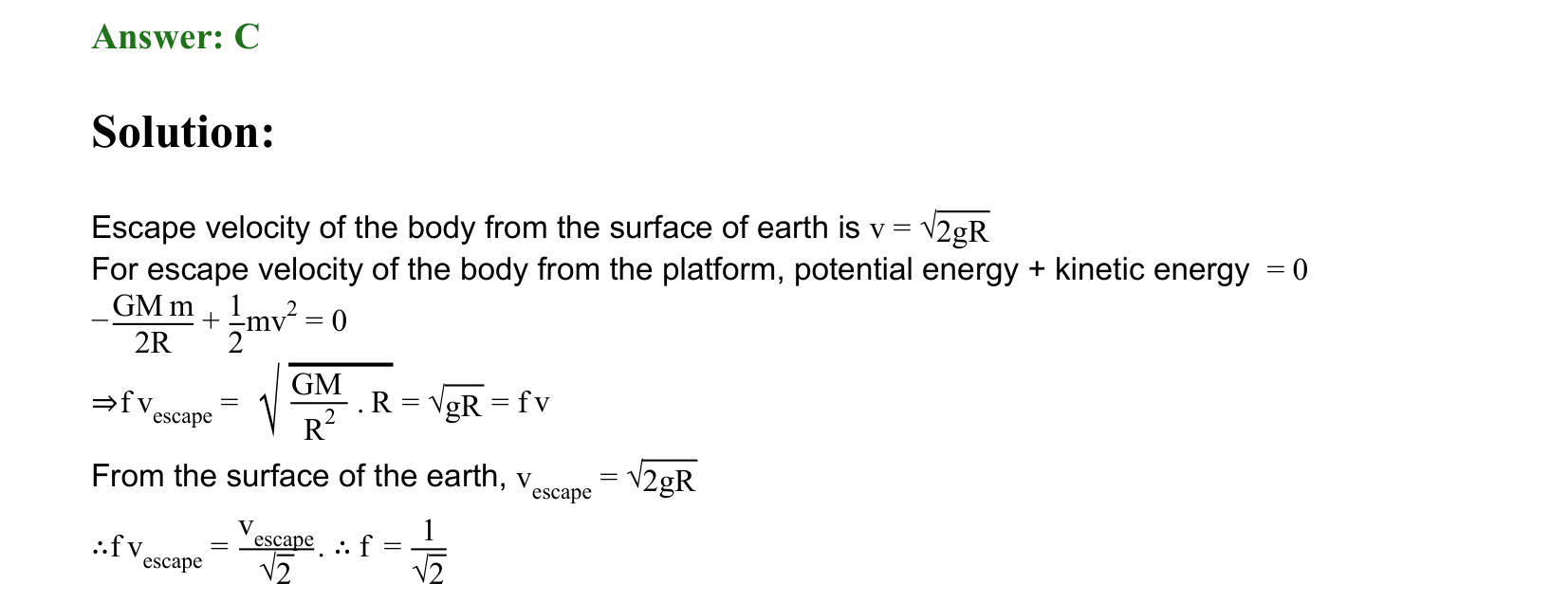 Gravitation solution 59