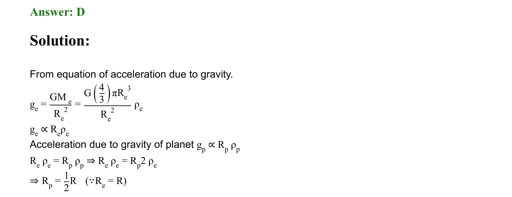 Gravitation solution 62
