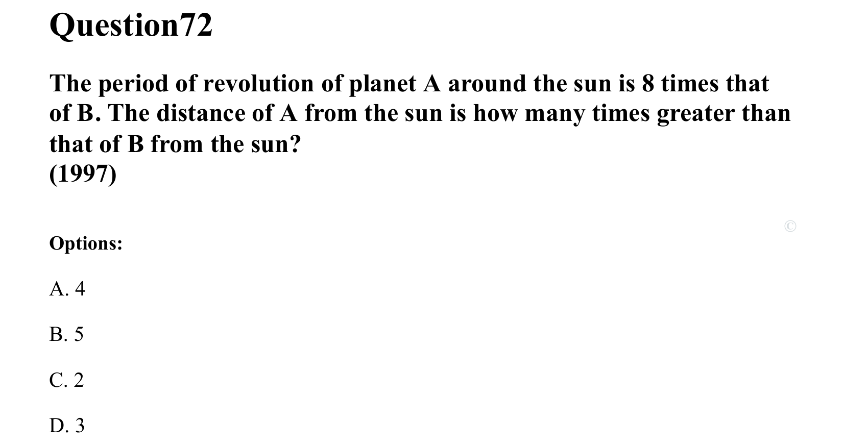 Gravitation question 72