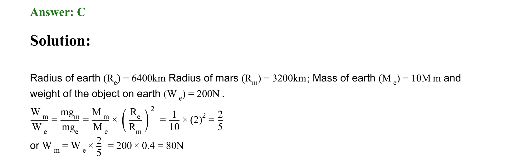 Gravitation solution 78