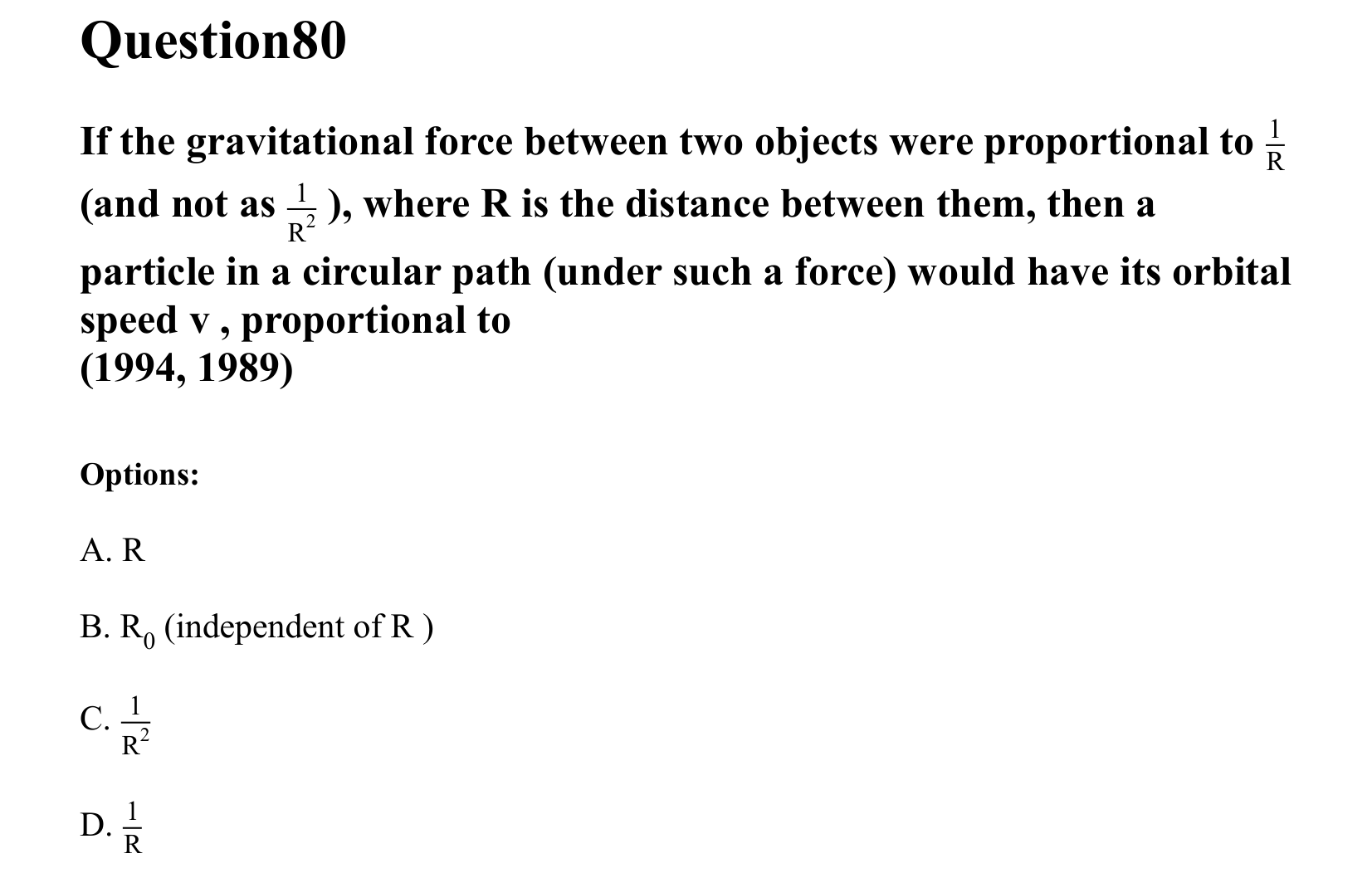 Gravitation question 80
