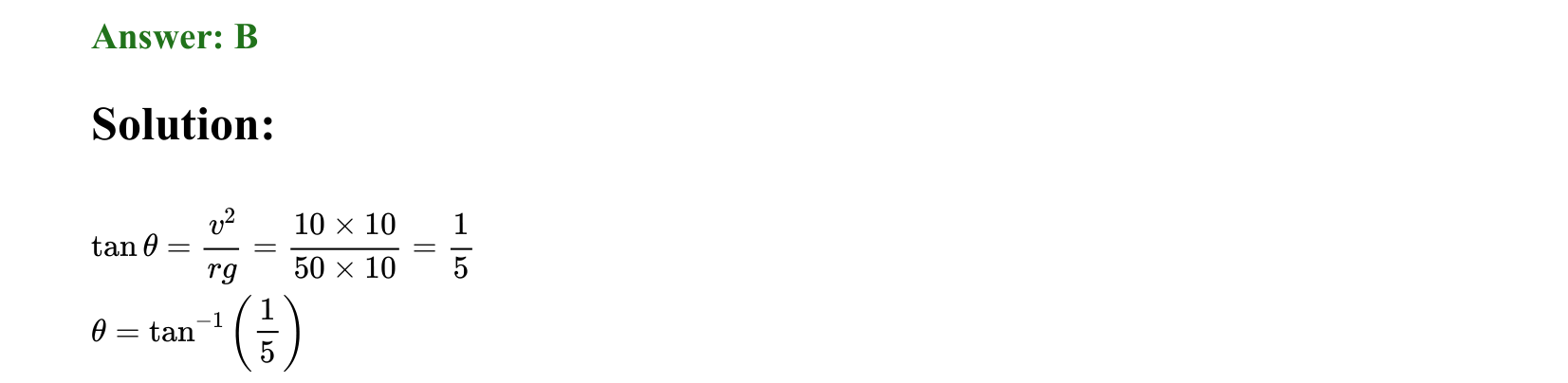 Laws of Motion solution 3