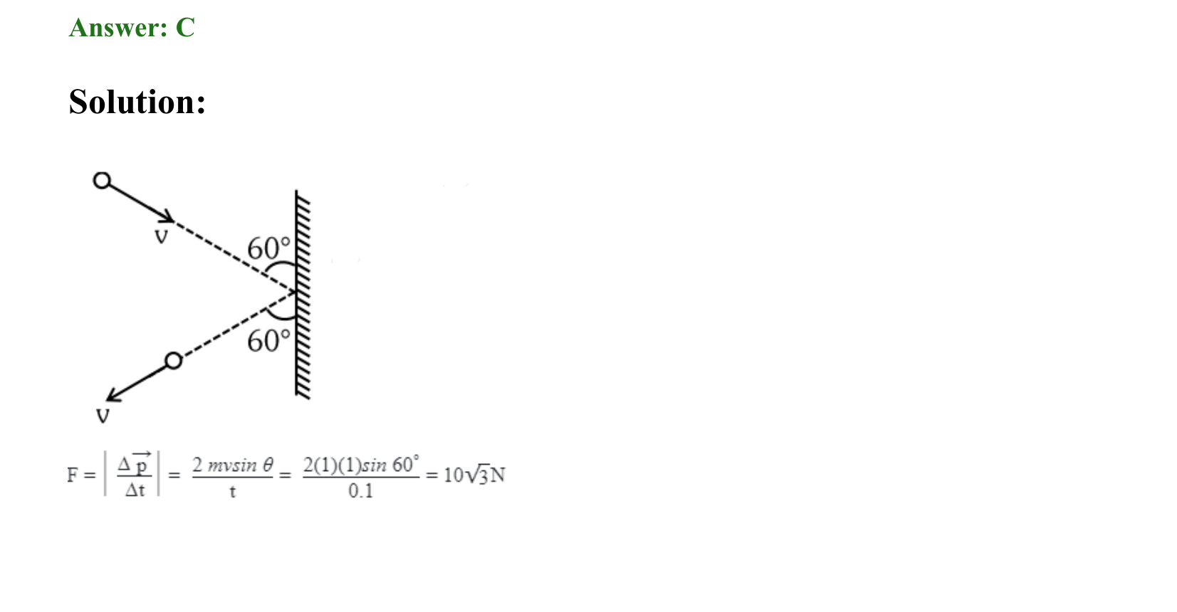 Laws of Motion solution 8