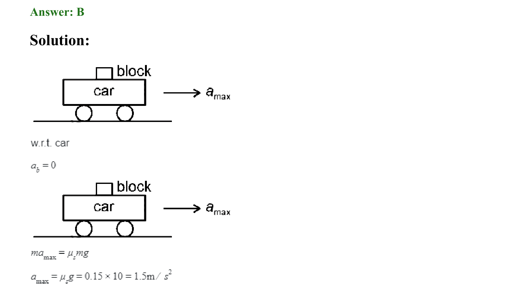 Laws of Motion solution 10