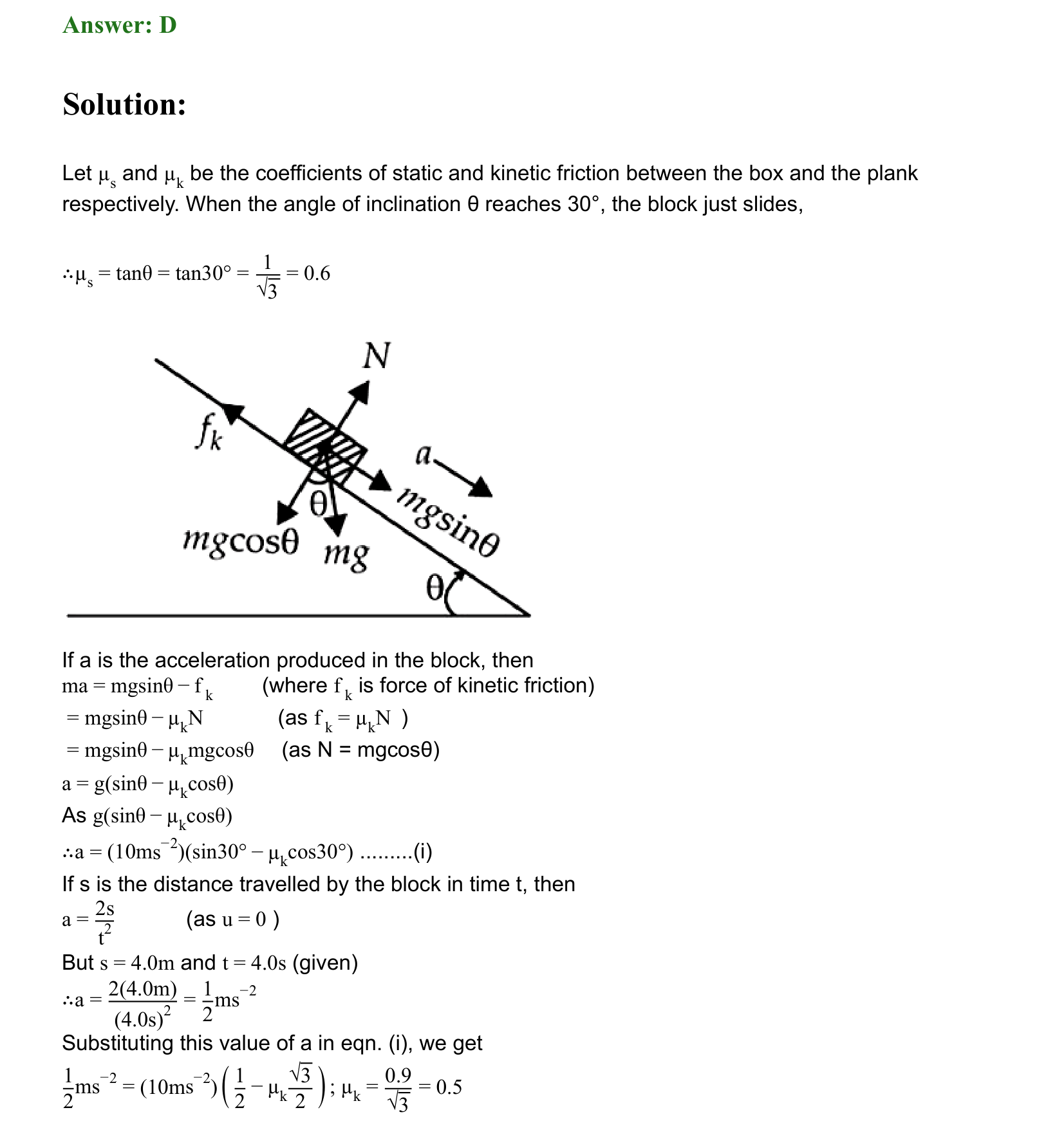 Laws of Motion solution 24