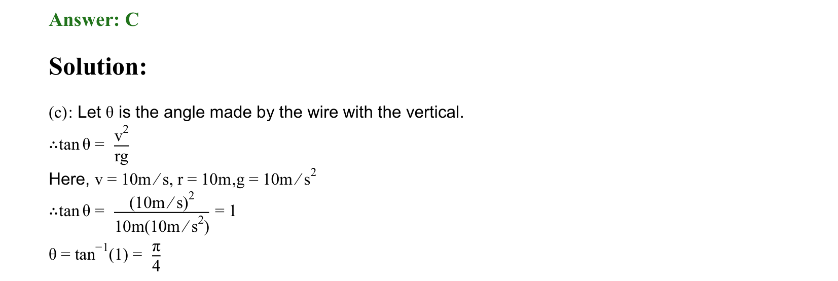 Laws of Motion solution 32
