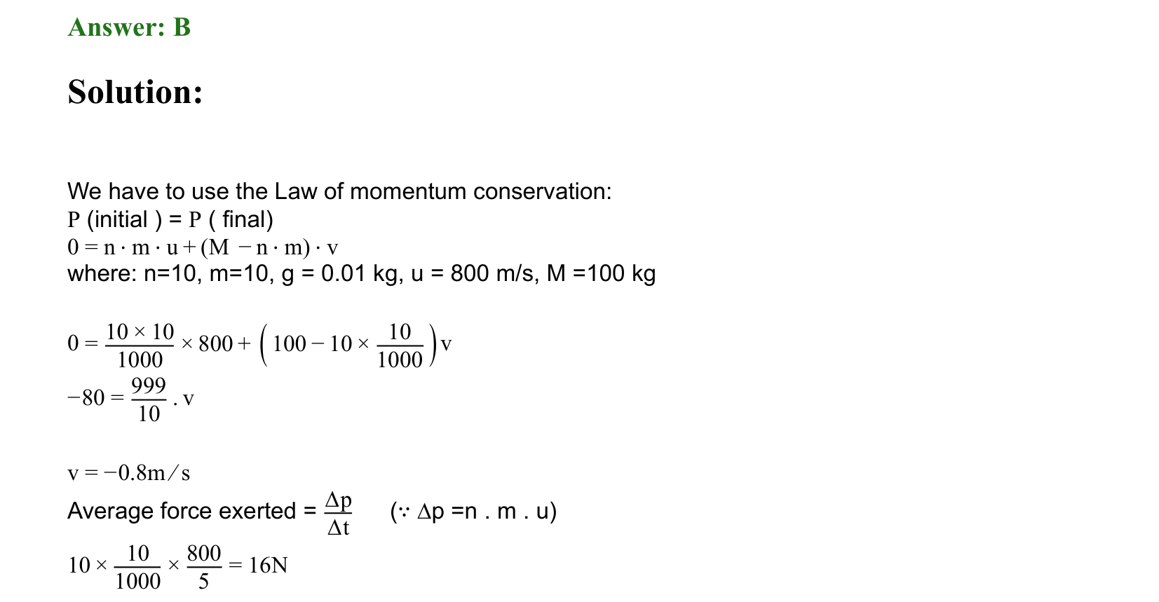 Laws of Motion solution 33