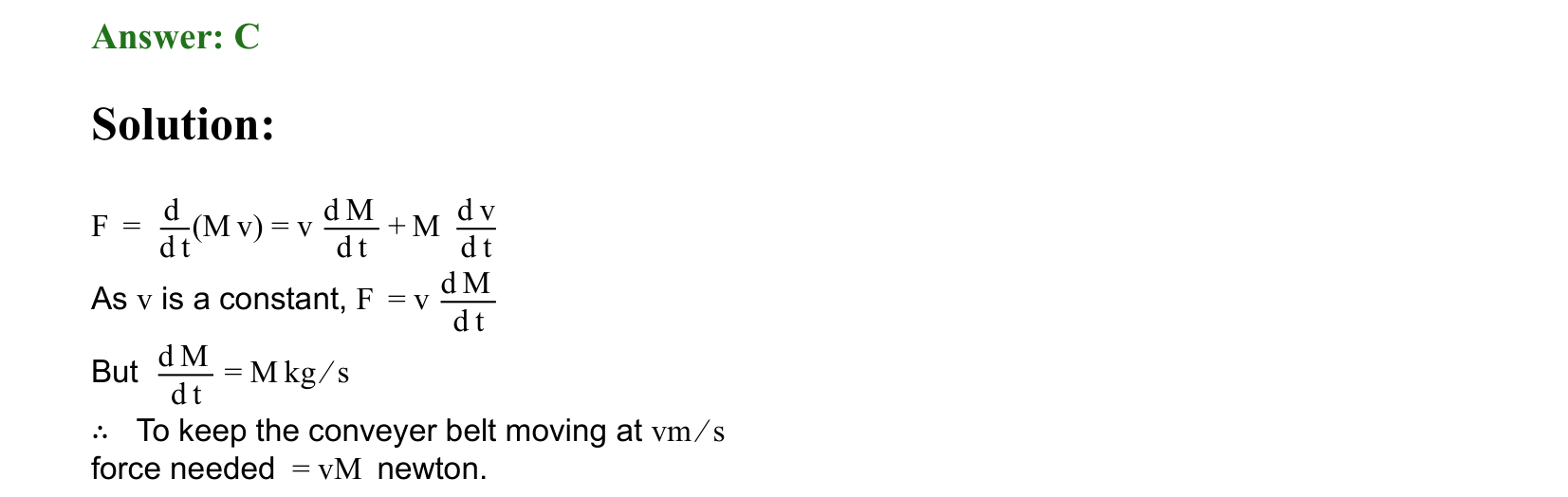 Laws of Motion solution 45