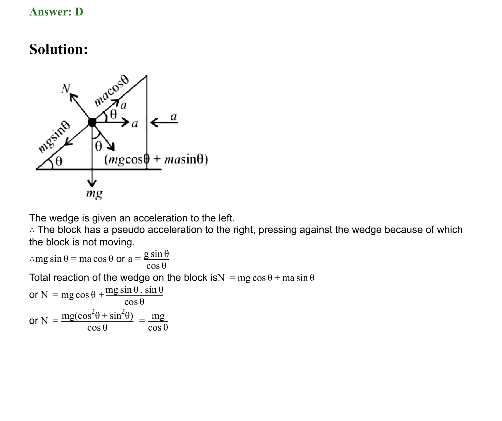 Laws of Motion solution 48