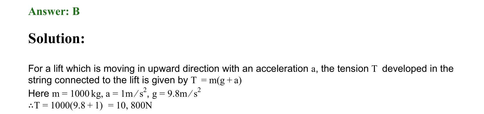 Laws of Motion solution 52