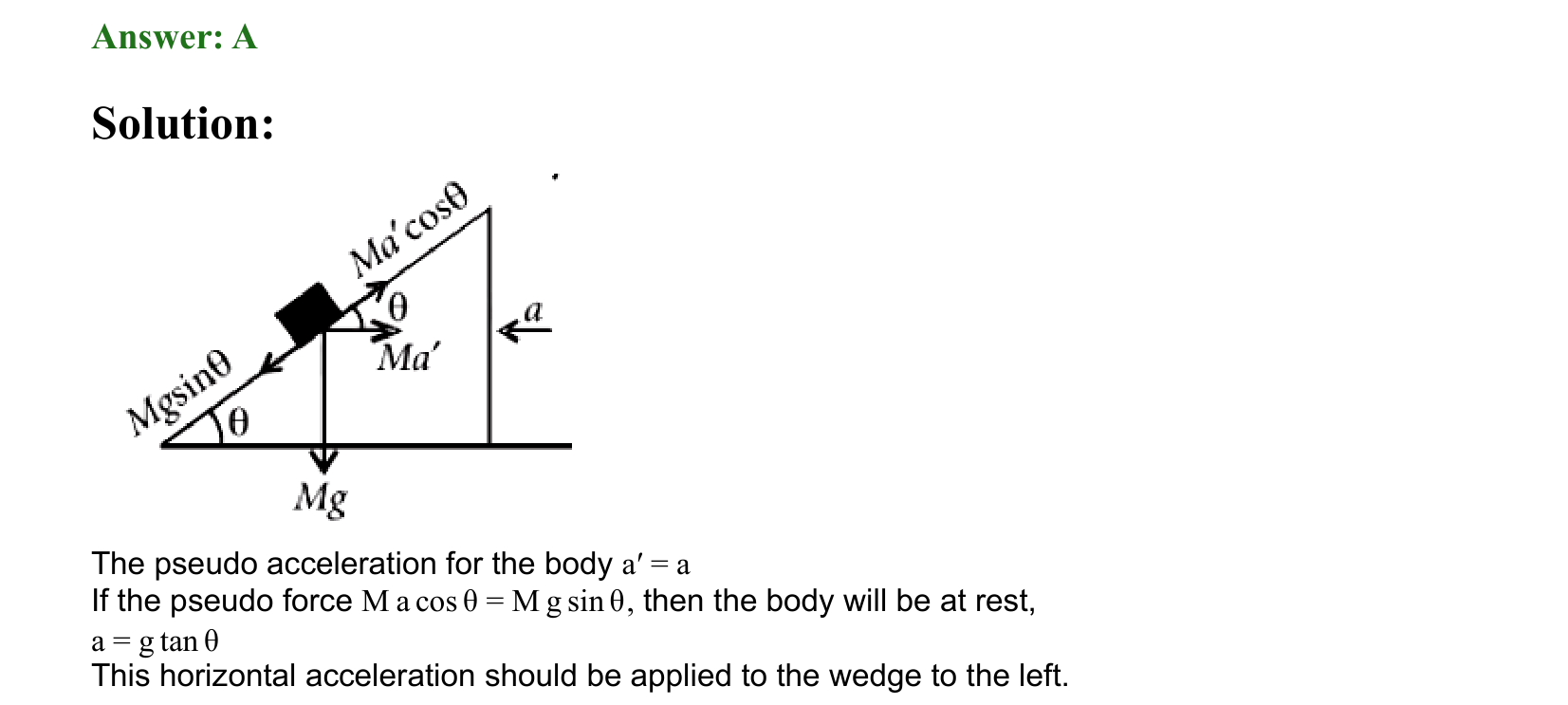 Laws of Motion solution 63