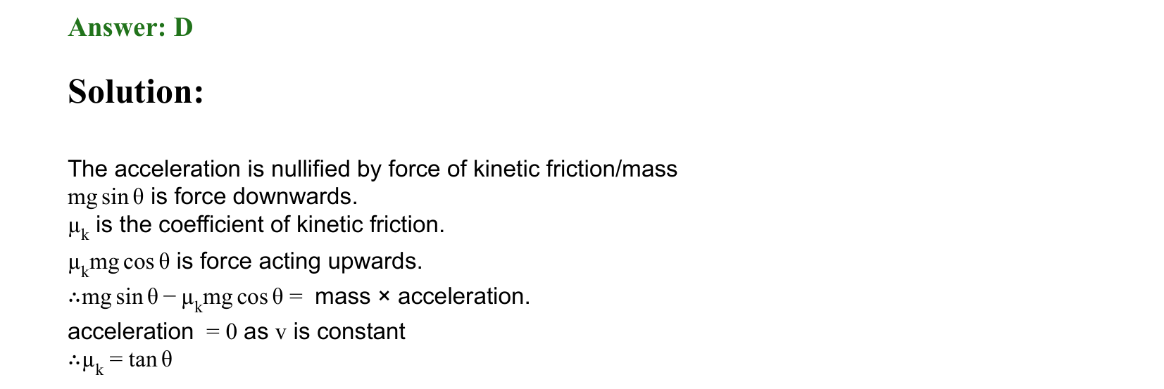 Laws of Motion solution 70