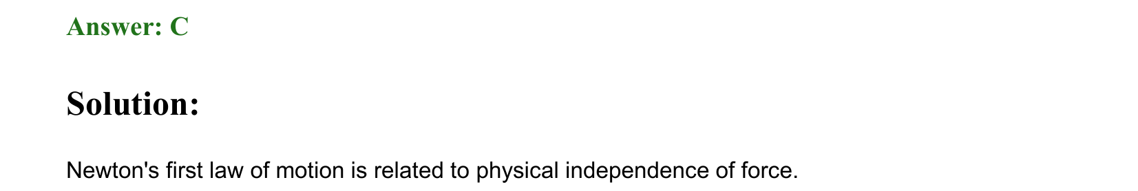 Laws of Motion solution 73