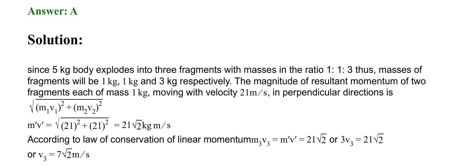 Laws of Motion solution 78