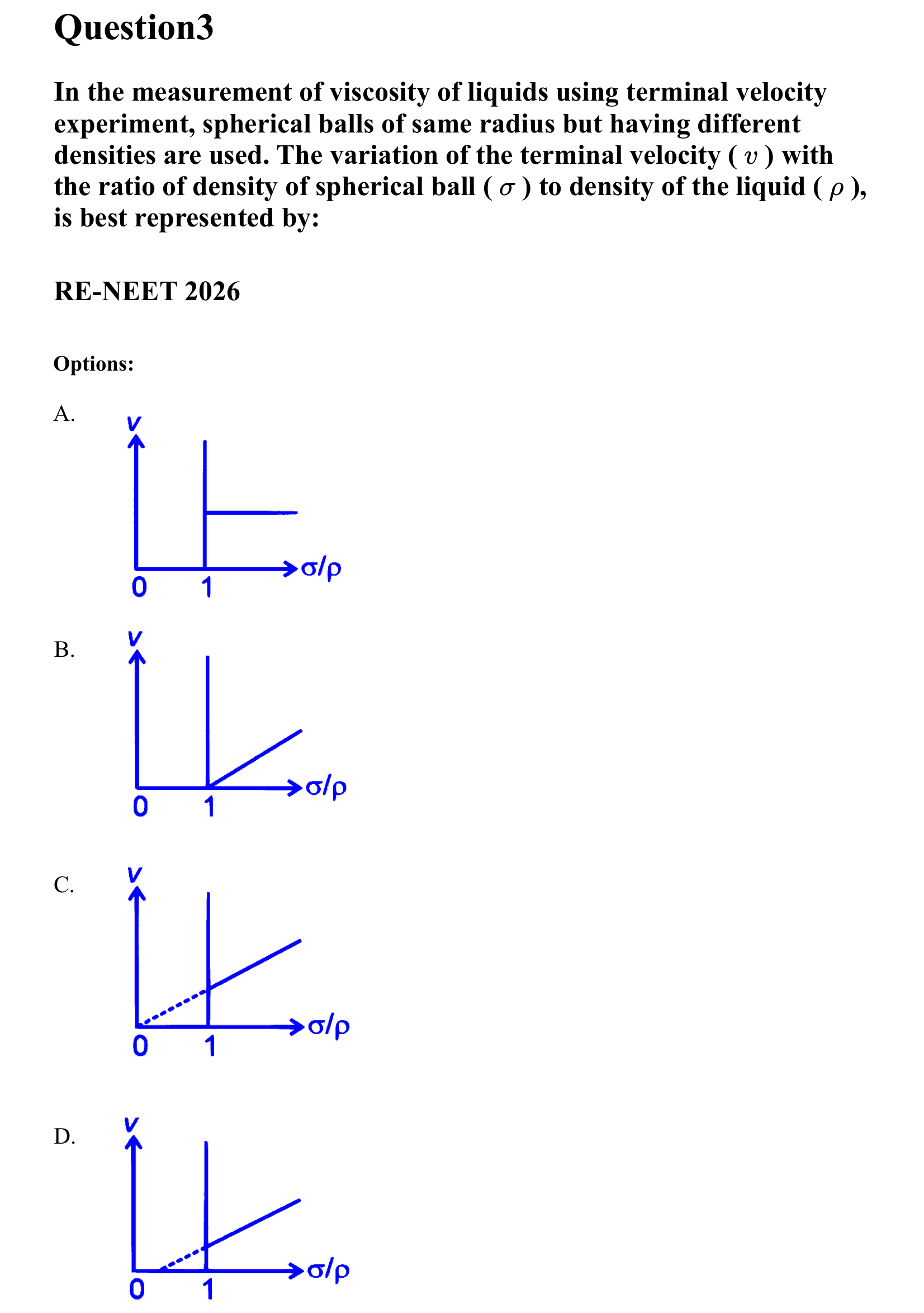 Mechanical Properties of Matter and Fluids question 3