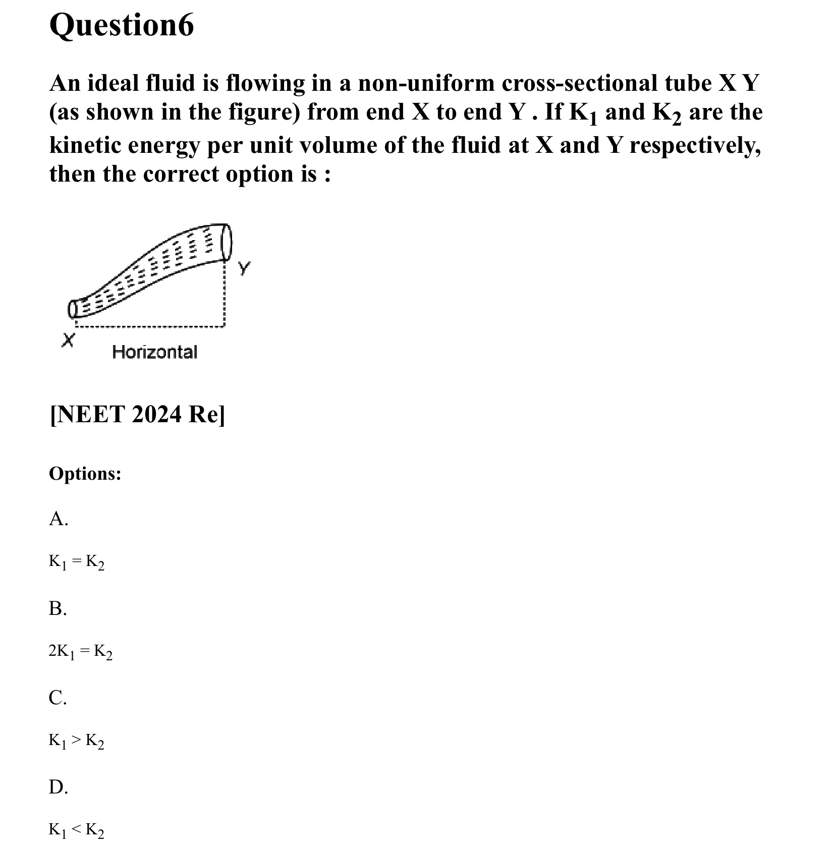 Mechanical Properties of Matter and Fluids question 6