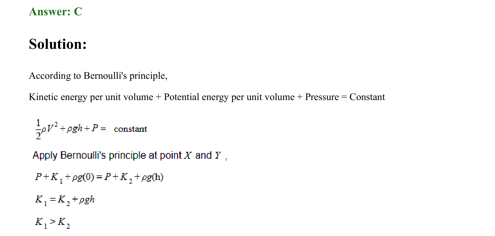 Mechanical Properties of Matter and Fluids solution 6