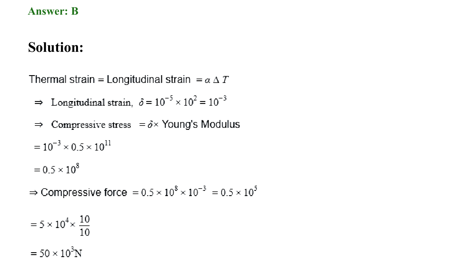 Mechanical Properties of Matter and Fluids solution 9