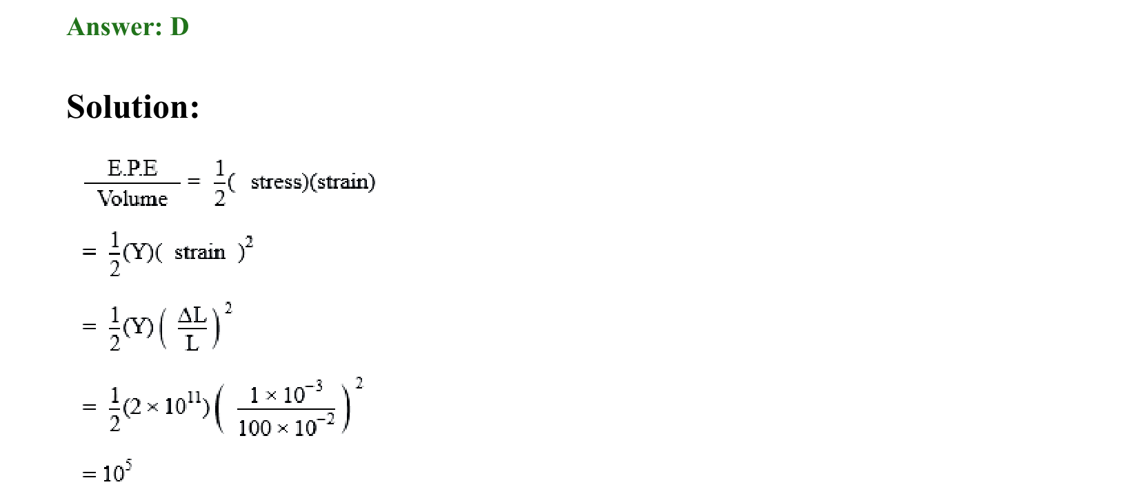 Mechanical Properties of Matter and Fluids solution 13