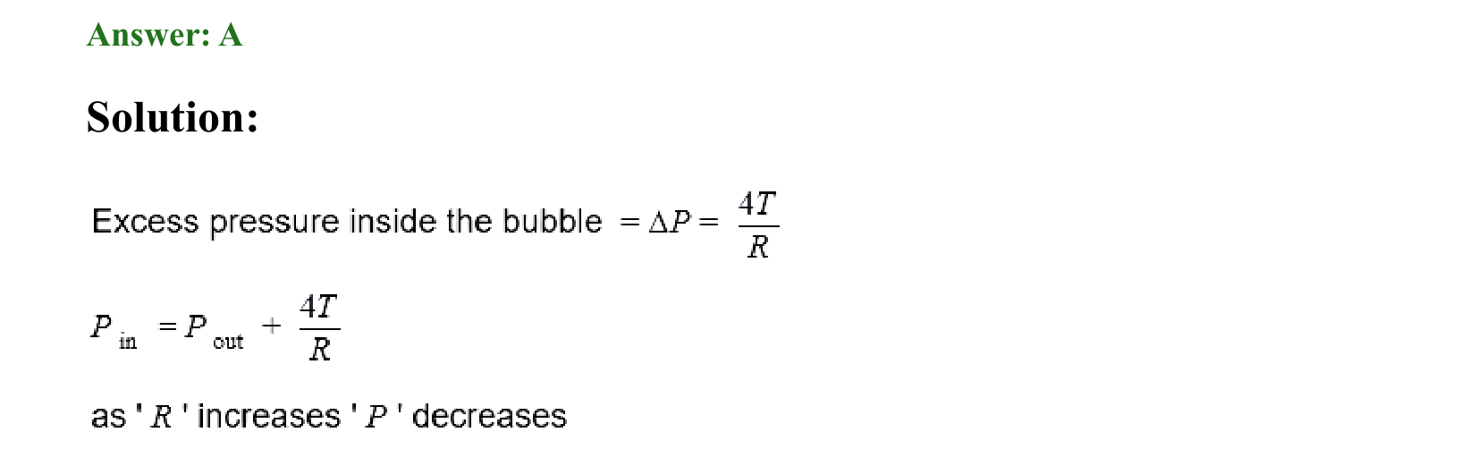 Mechanical Properties of Matter and Fluids solution 17