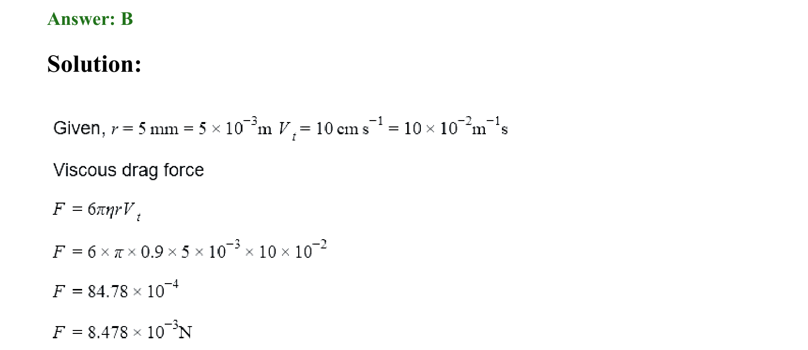 Mechanical Properties of Matter and Fluids solution 20