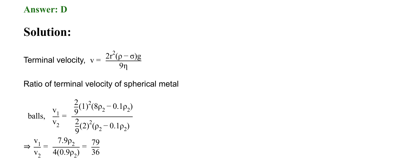 Mechanical Properties of Matter and Fluids solution 29