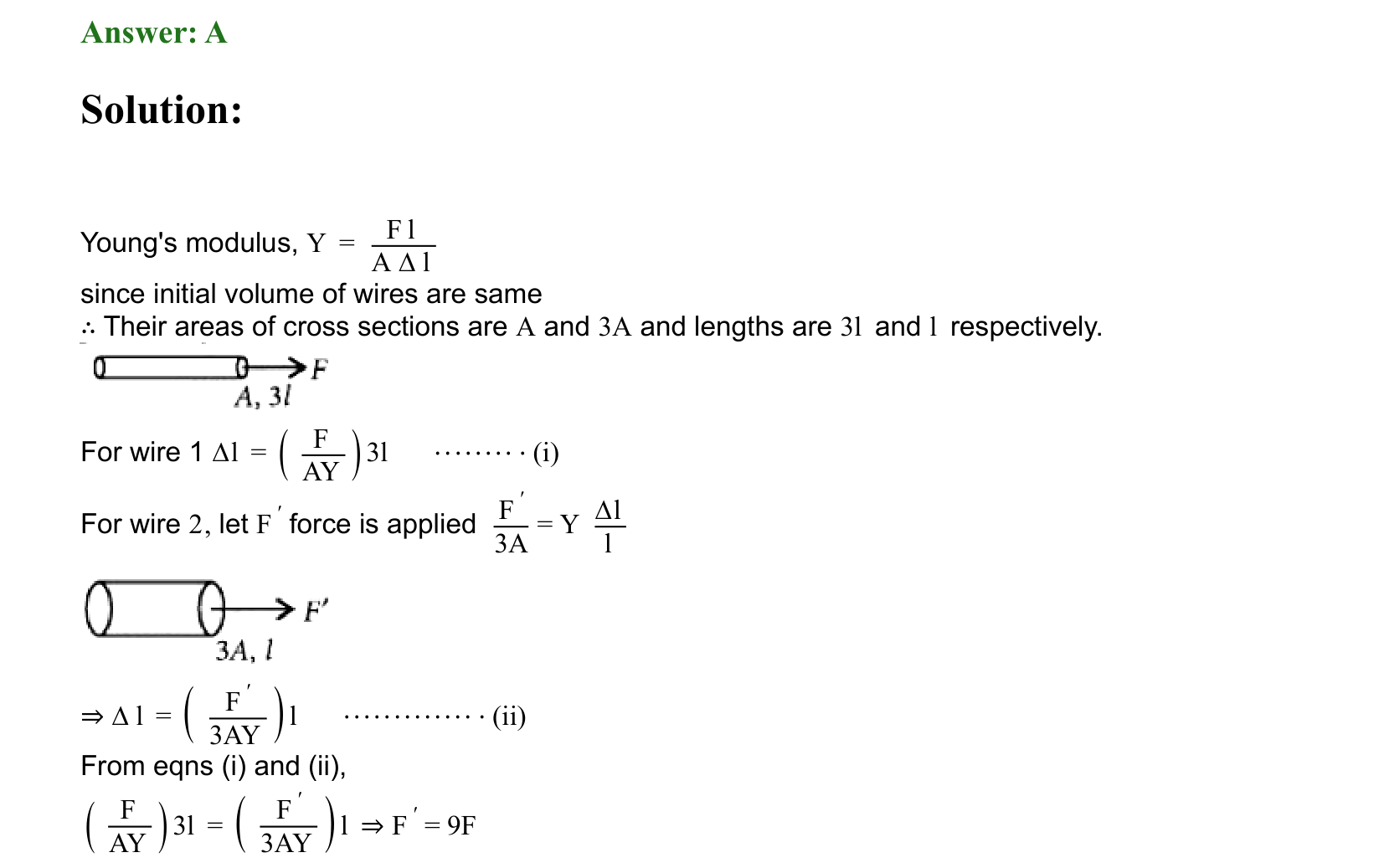 Mechanical Properties of Matter and Fluids solution 32