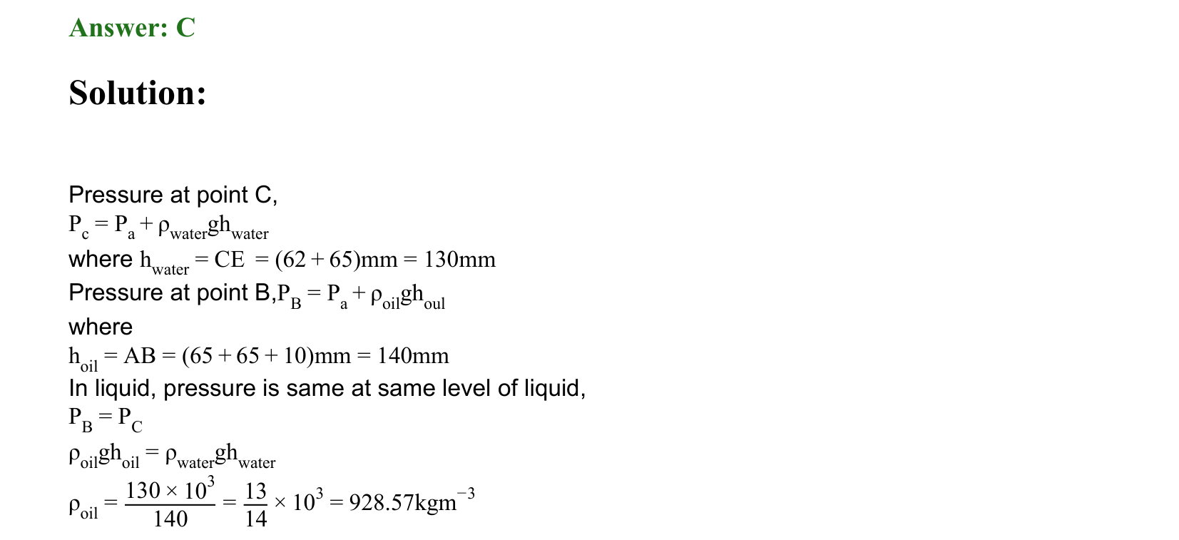 Mechanical Properties of Matter and Fluids solution 36