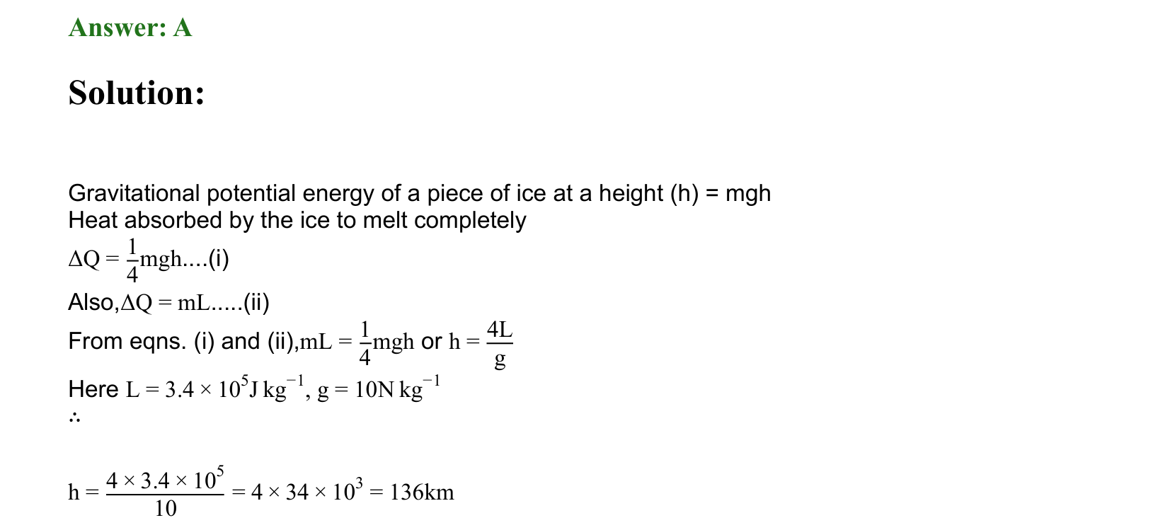 Mechanical Properties of Matter and Fluids solution 39