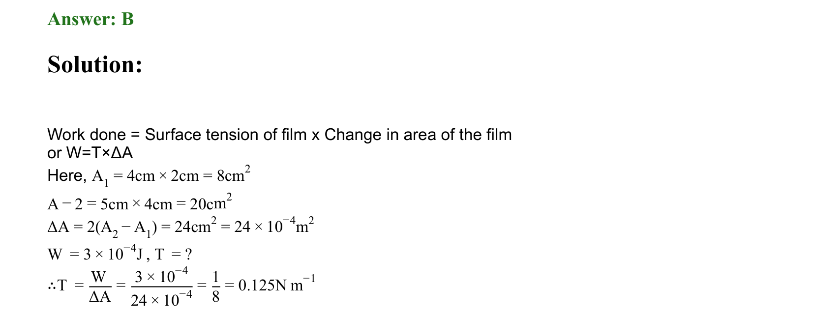 Mechanical Properties of Matter and Fluids solution 42
