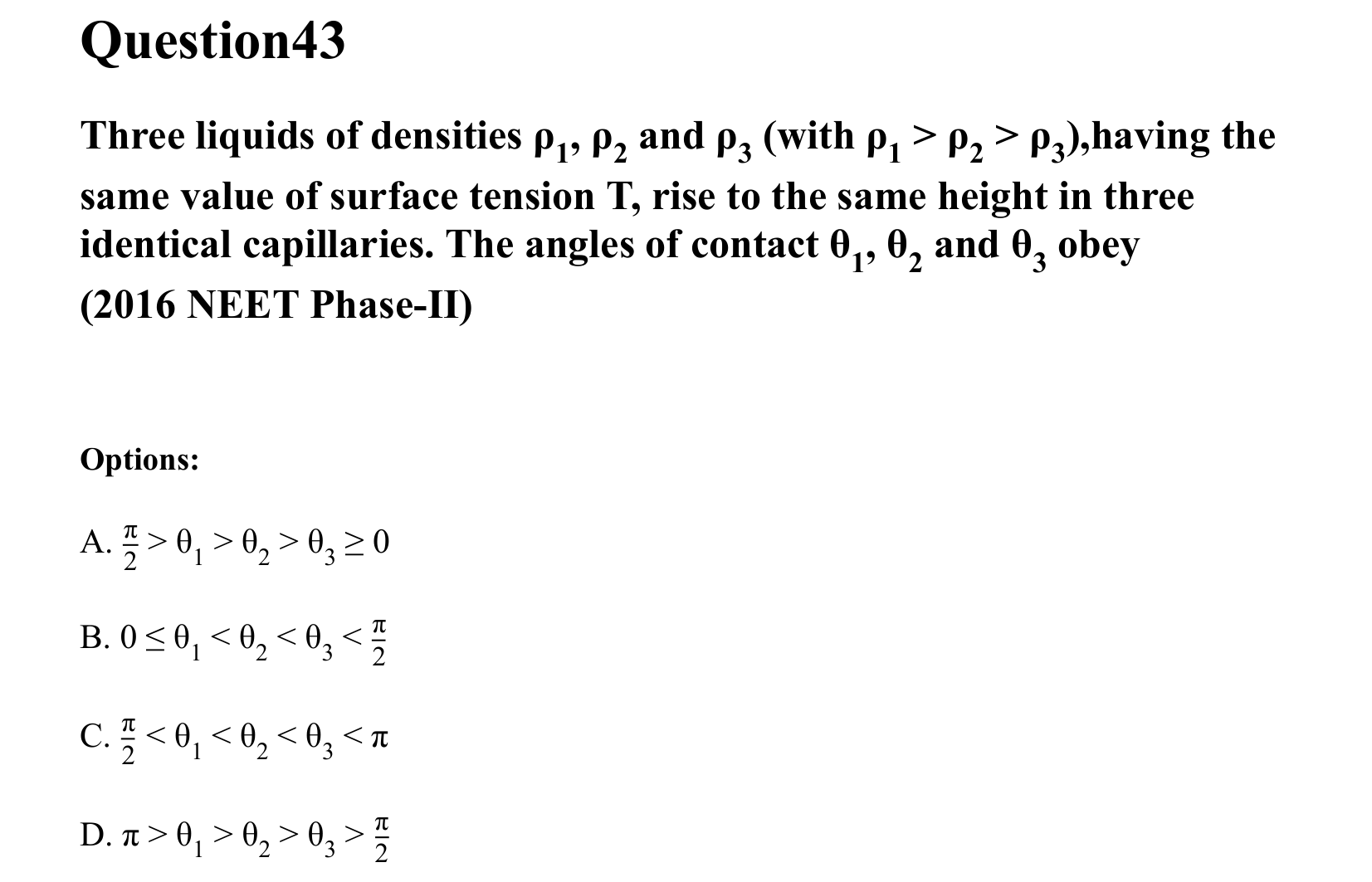 Mechanical Properties of Matter and Fluids question 43