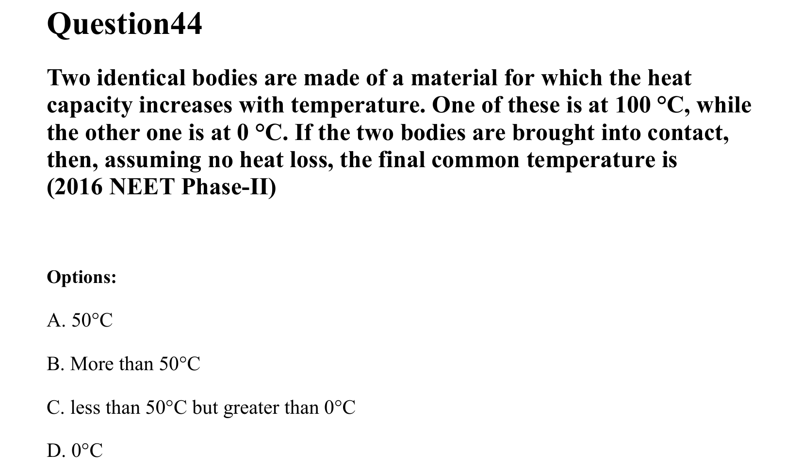 Mechanical Properties of Matter and Fluids question 44