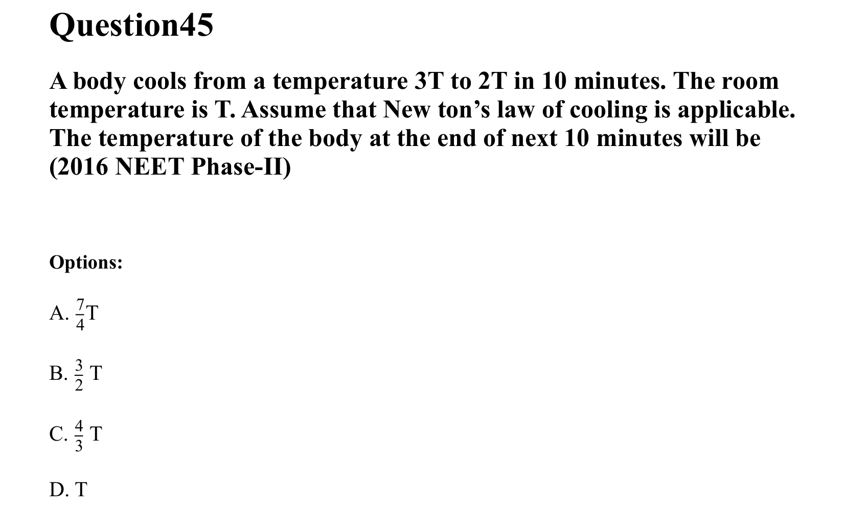 Mechanical Properties of Matter and Fluids question 45