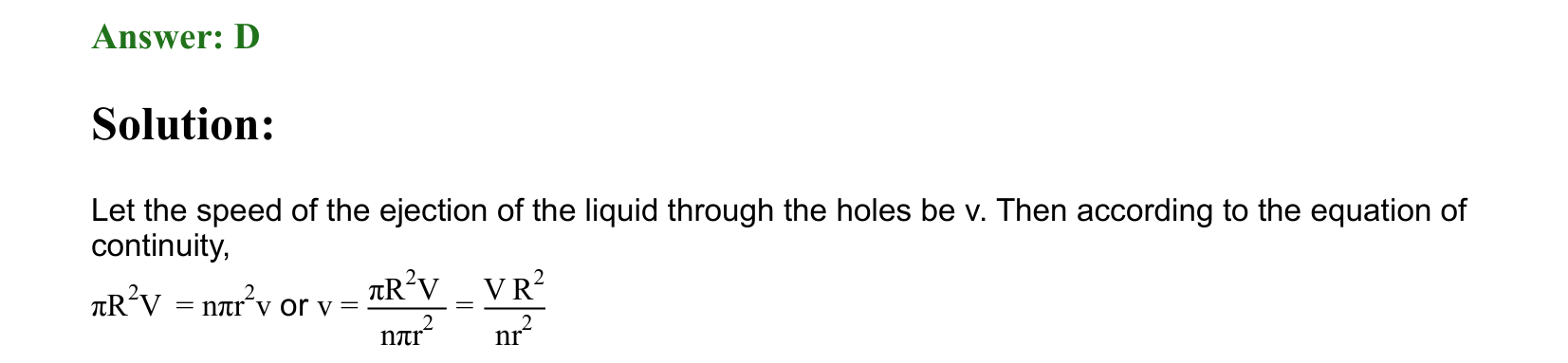 Mechanical Properties of Matter and Fluids solution 46