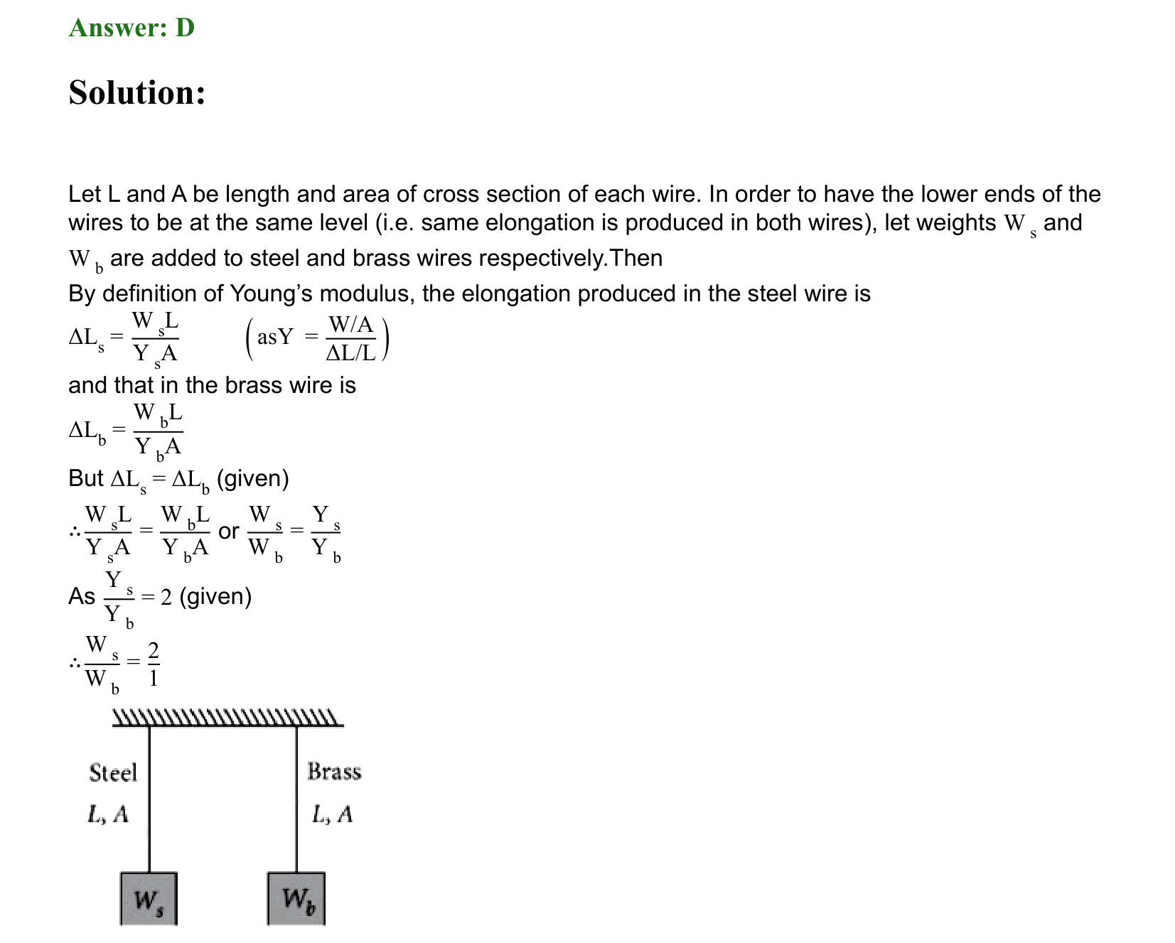 Mechanical Properties of Matter and Fluids solution 49