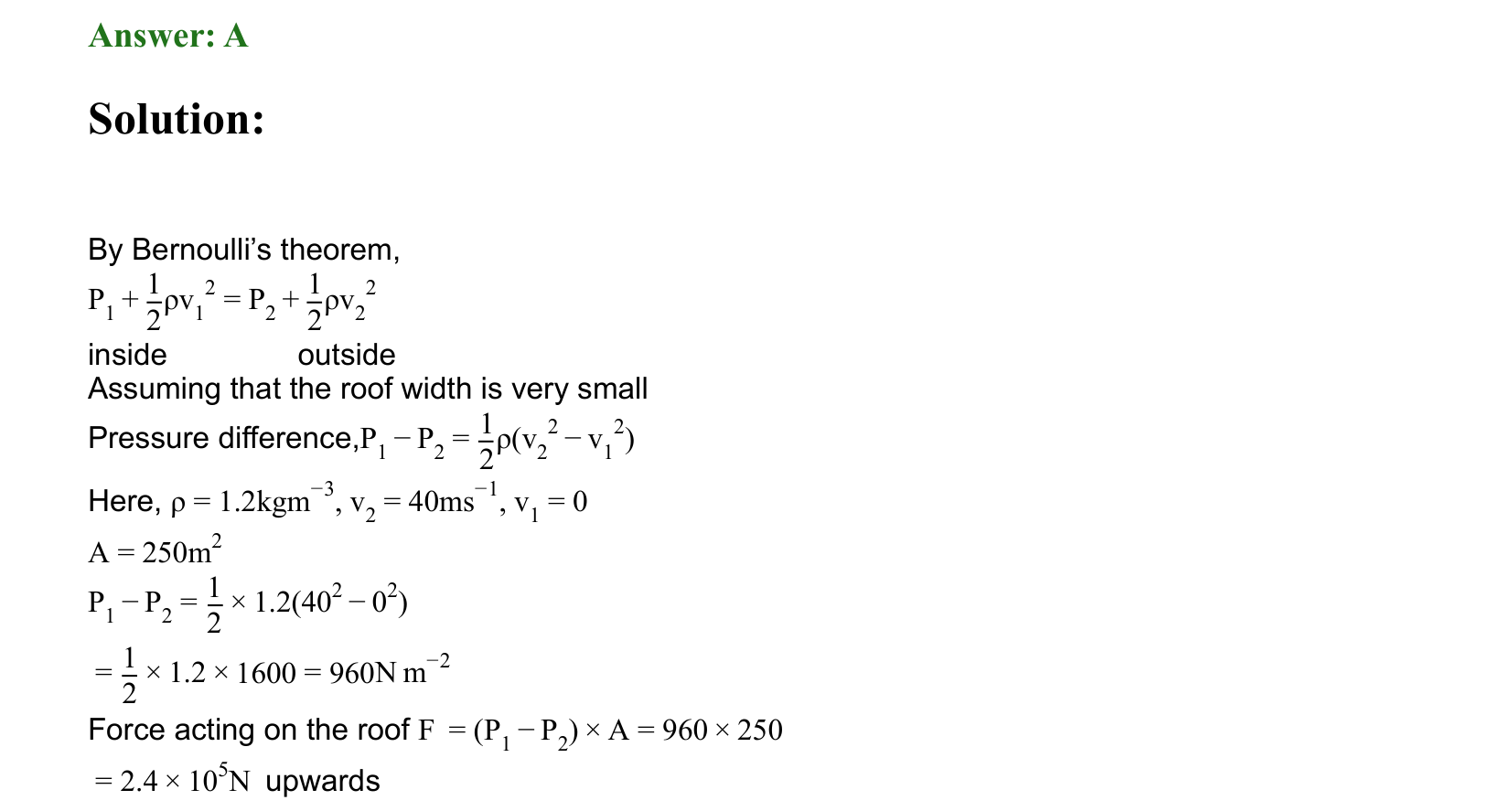 Mechanical Properties of Matter and Fluids solution 51