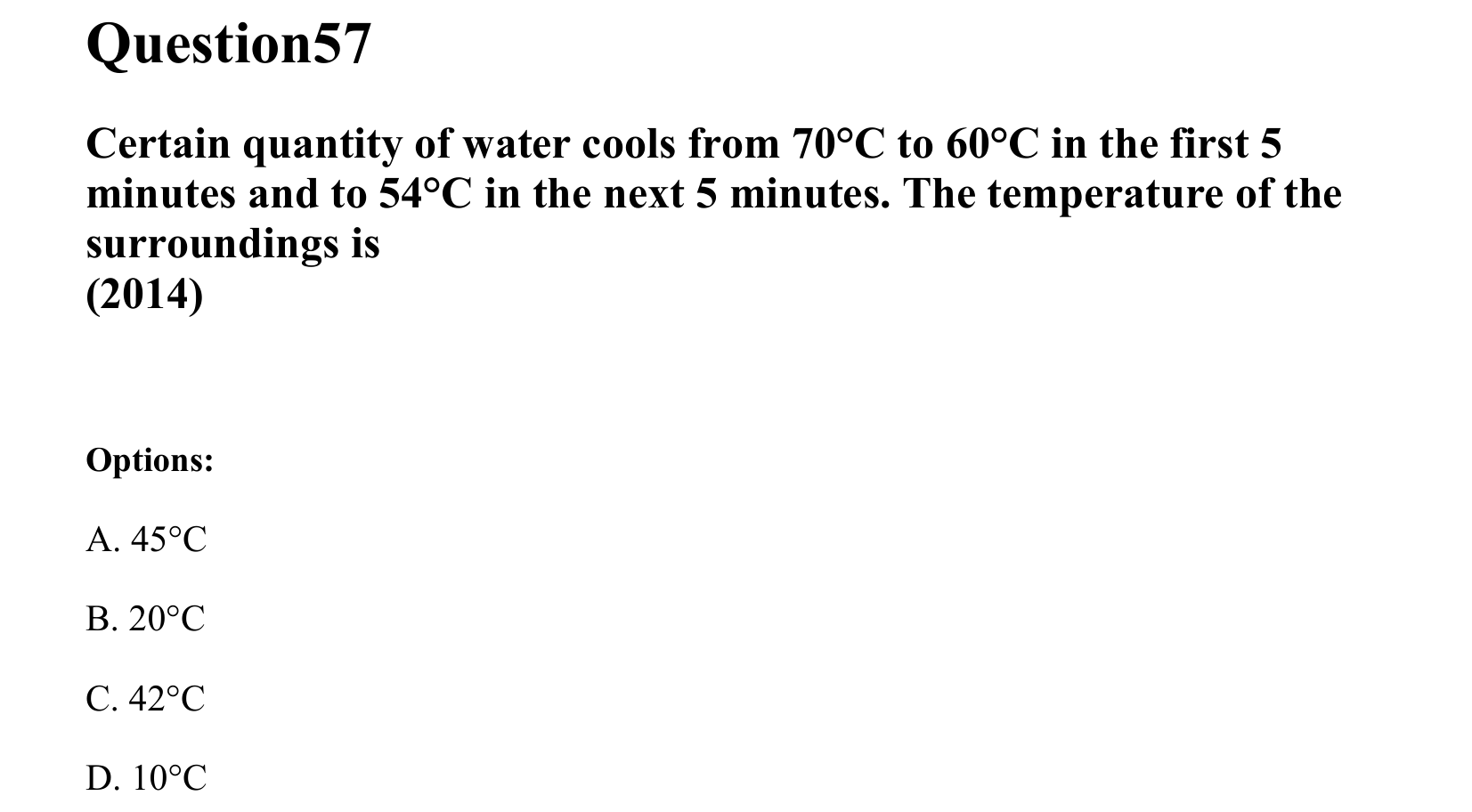 Mechanical Properties of Matter and Fluids question 57