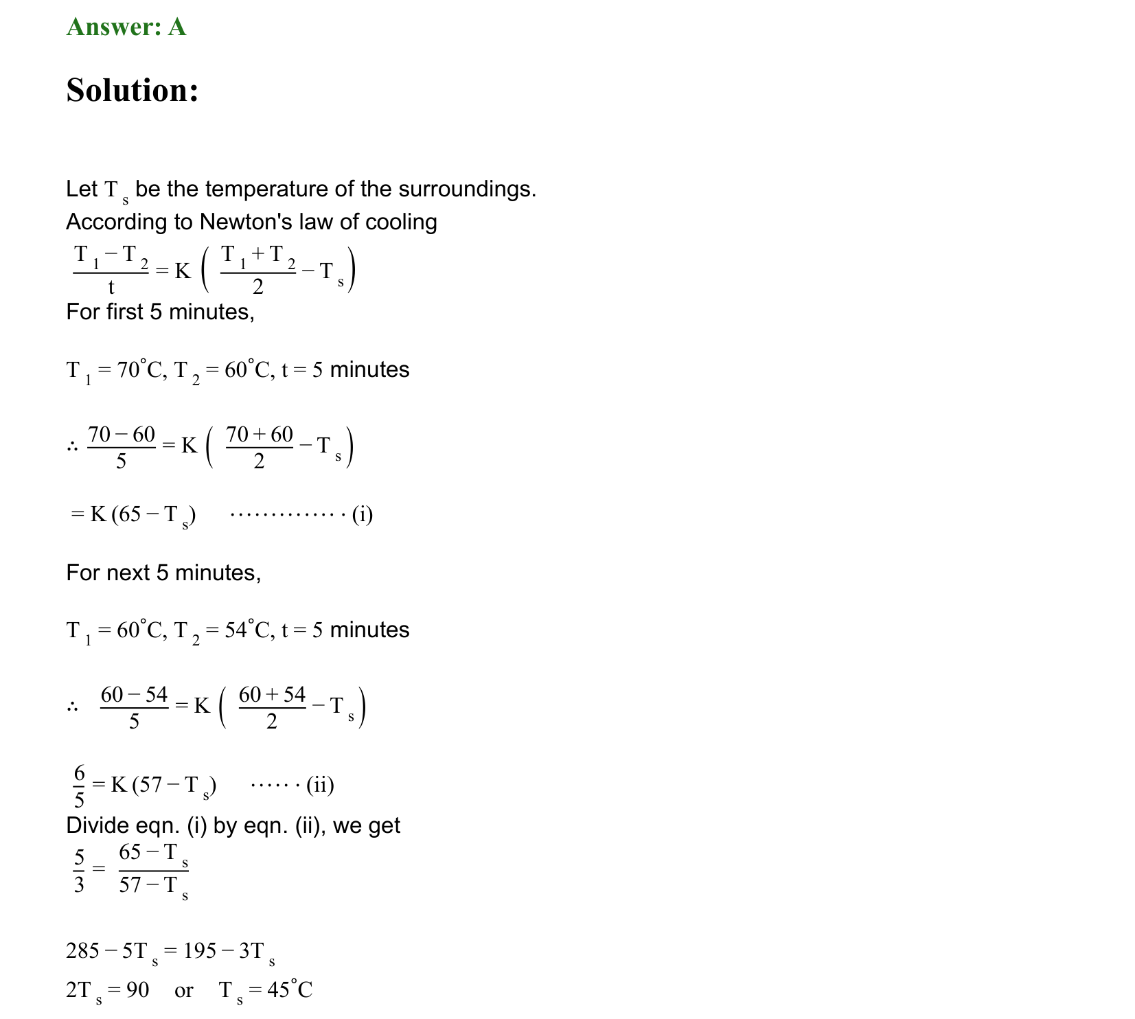 Mechanical Properties of Matter and Fluids solution 57