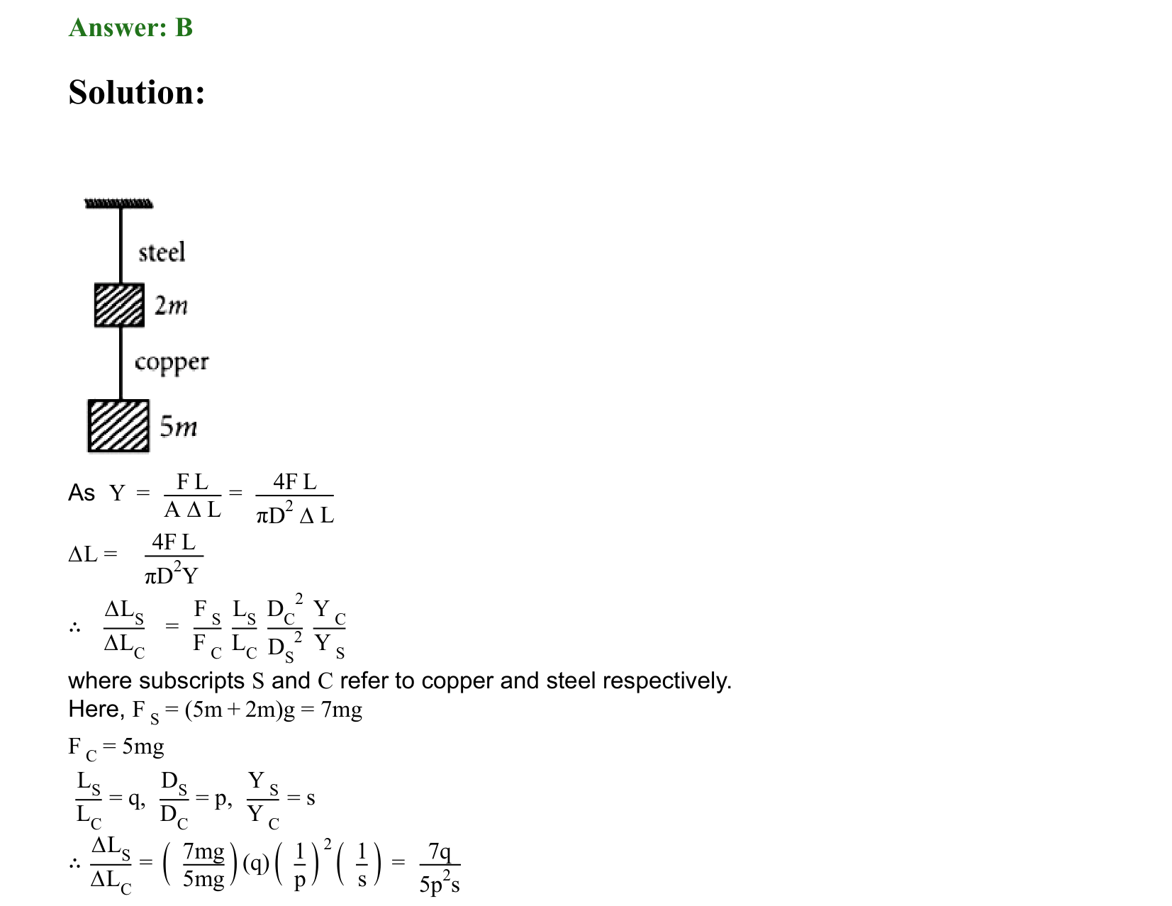 Mechanical Properties of Matter and Fluids solution 61